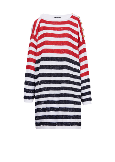 HIGH SUMMER CAPSULE -Striped knit dress