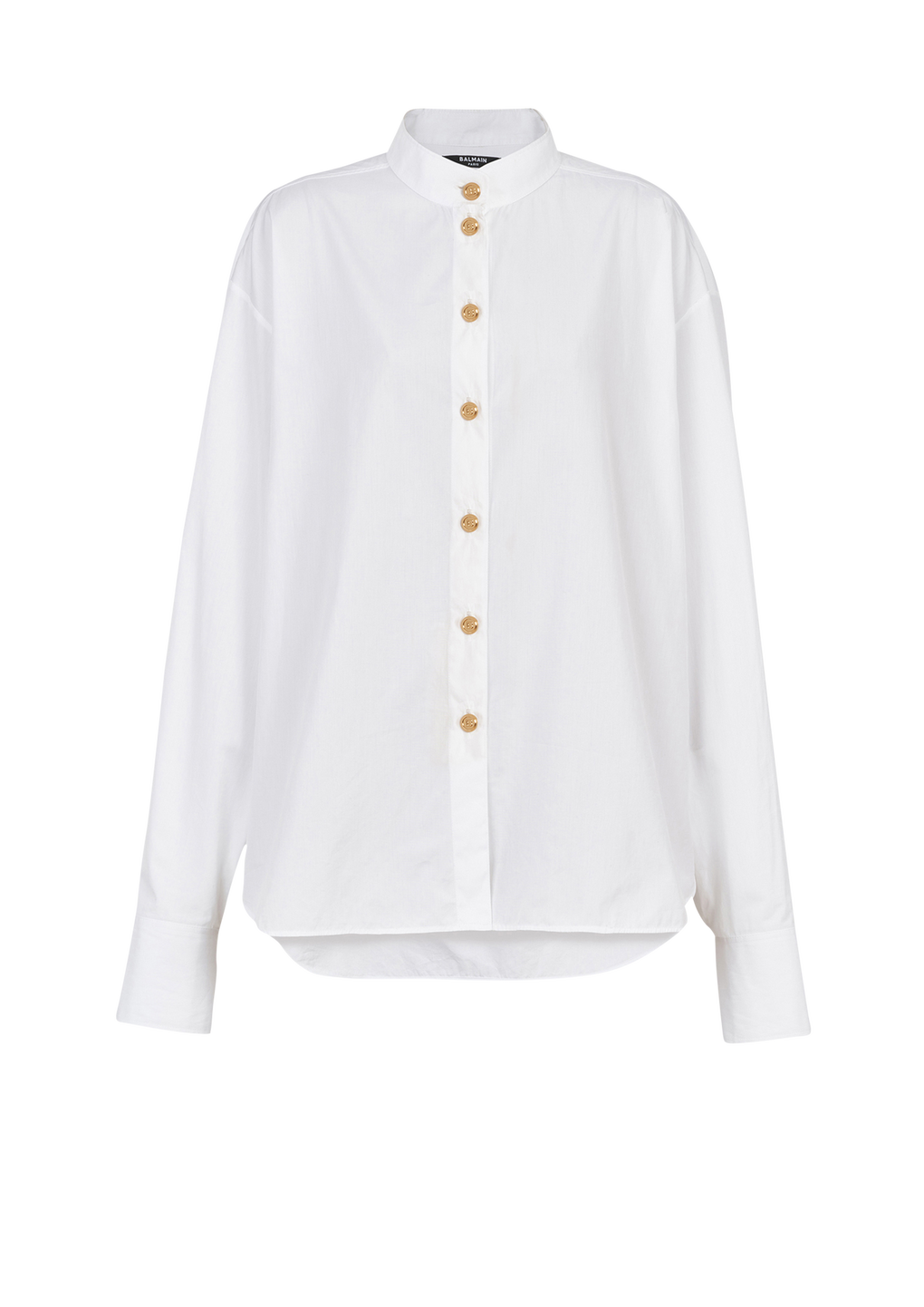 Poplin shirt, white, hi-res