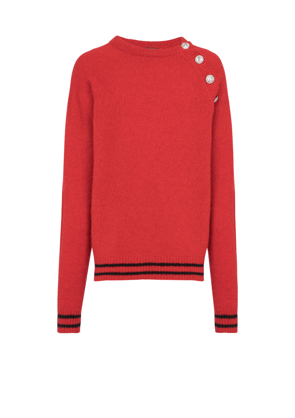 Cashmere sweater, red, hi-res