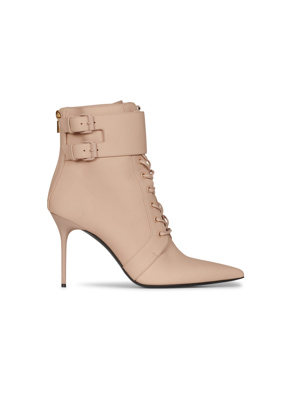 Suede Uria ankle boots, pink, hi-res