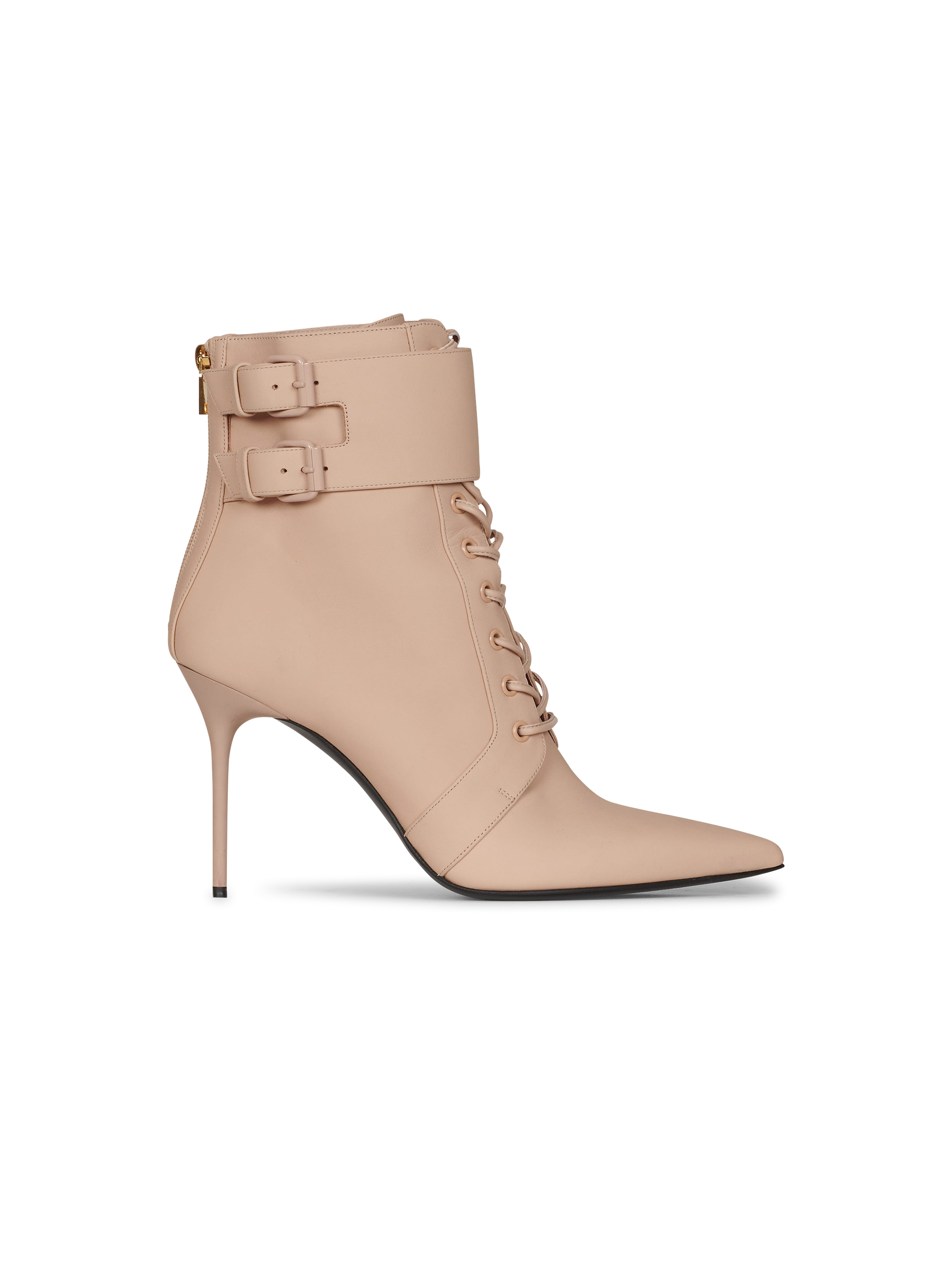 Suede Uria ankle boots, pink