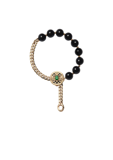 Emblem Beads Bracelet